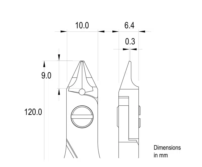 Tapered Relieved Small Full Flush Cutters - Image 8