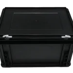 Conductive Euro Container With Lid - Bondline Electronics Ltd