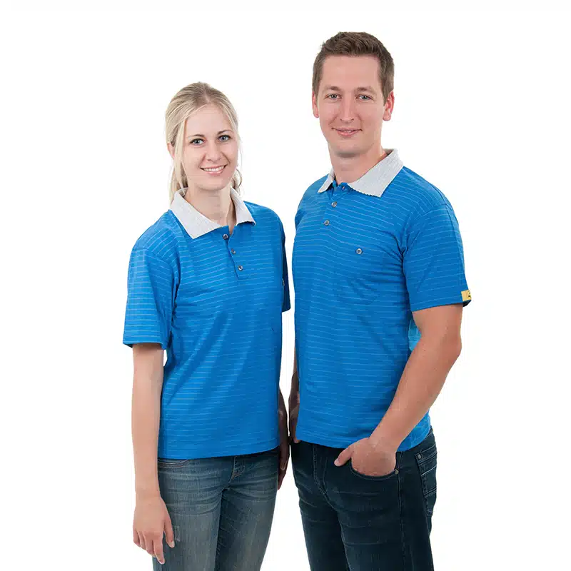 ESD Blue Polo Shirts from Bondline