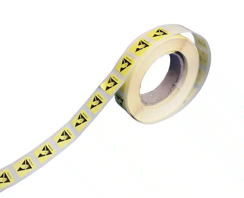L009 Labels Unwound On Roll - Bondline Electronics Ltd