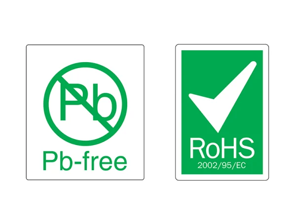 PB free and RoHS labels from Bondline Electronics Ltd