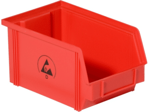 Special bin boxes and red colour | Bondline