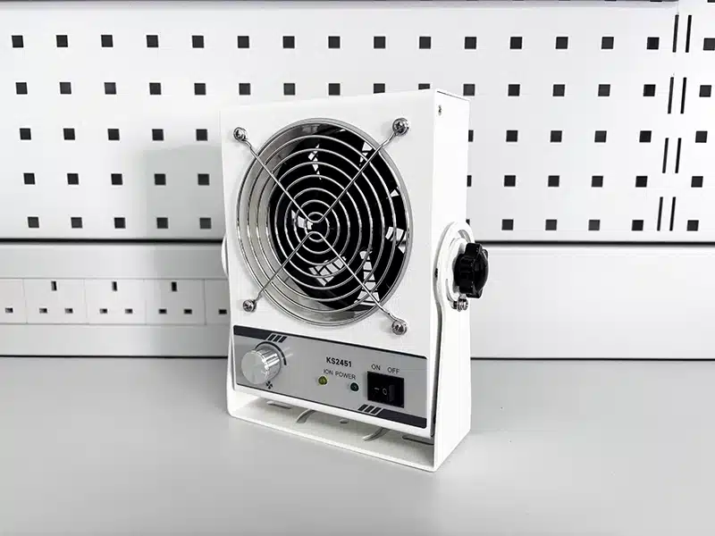KS2451 Bench Top Ioniser On ESD Workbench
