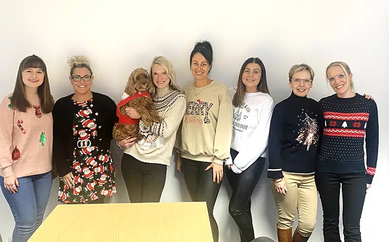 Christmas Jumper Day at Bondline Electronics Ltd