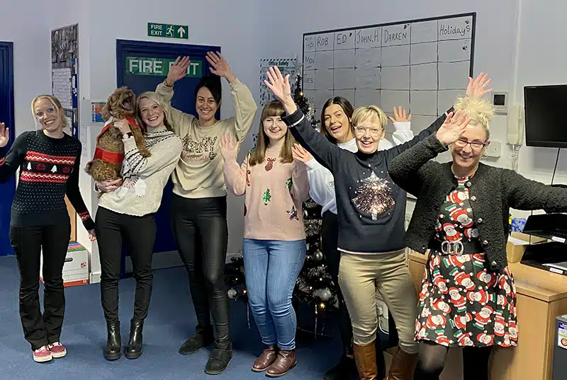 Christmas Jumper Day at Bondline Electronics Ltd