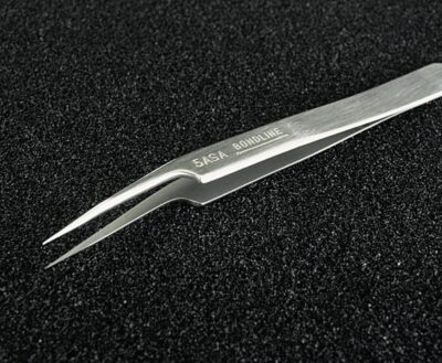 Super Fine Point Angled Tweezer B5ASA (115mm long)