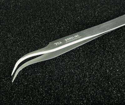 Curved Super Fine Point Tweezer B7SA (120mm long)