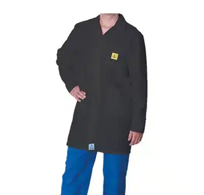 Premium ESD Black Lab Coats