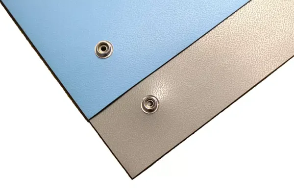 Easy clean ESD textured bench matting close up of material - Bondline Electronics Ltd