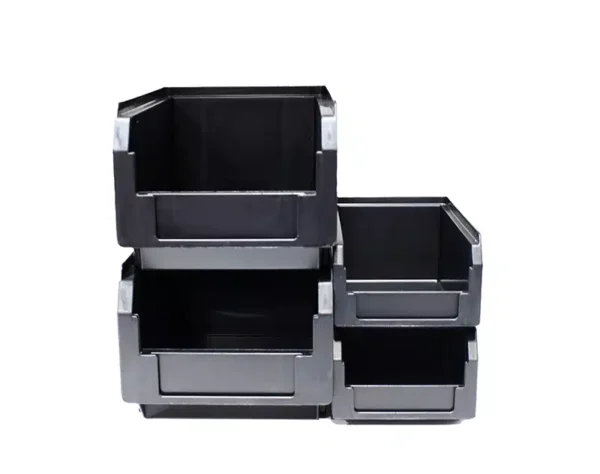 Conductive Flat Fronted Picking Bins Stackable - Bondline Electronics Ltd