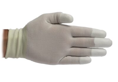 White ESD Coated Tip Gloves XS, XXL
