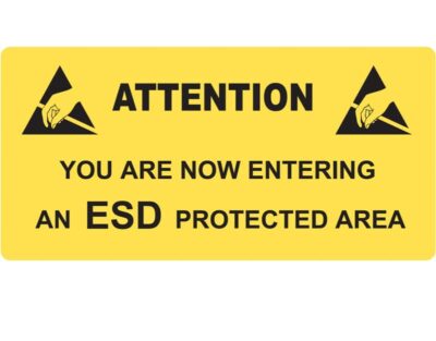 ESD Protected Area Caution Sign (S315ENT)