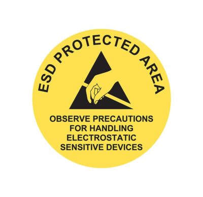 ESD Round Awareness Sign (SESDRD)