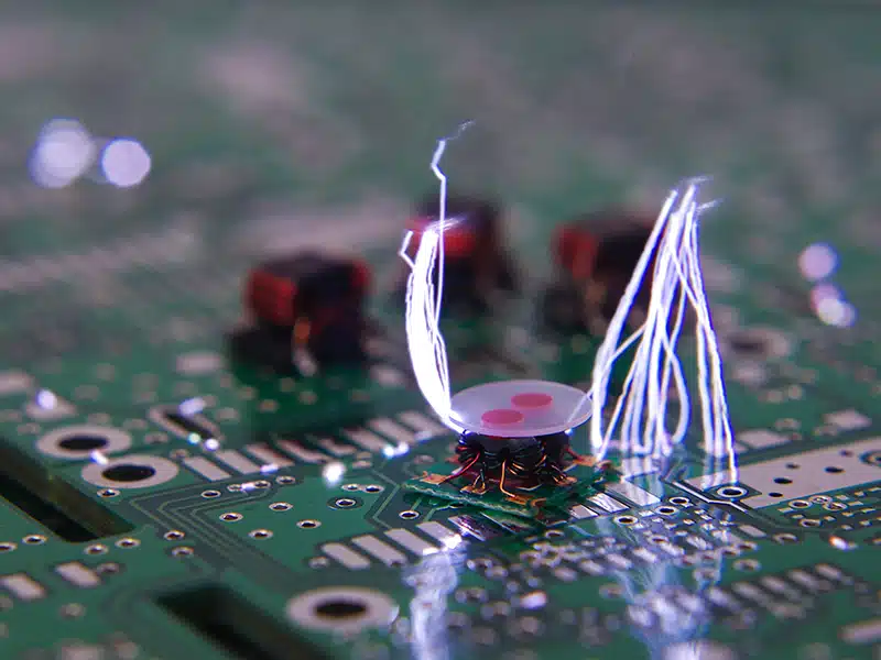 ESD spark on pcb component - Bondline