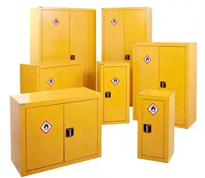 Hazardous substance cupboards group image