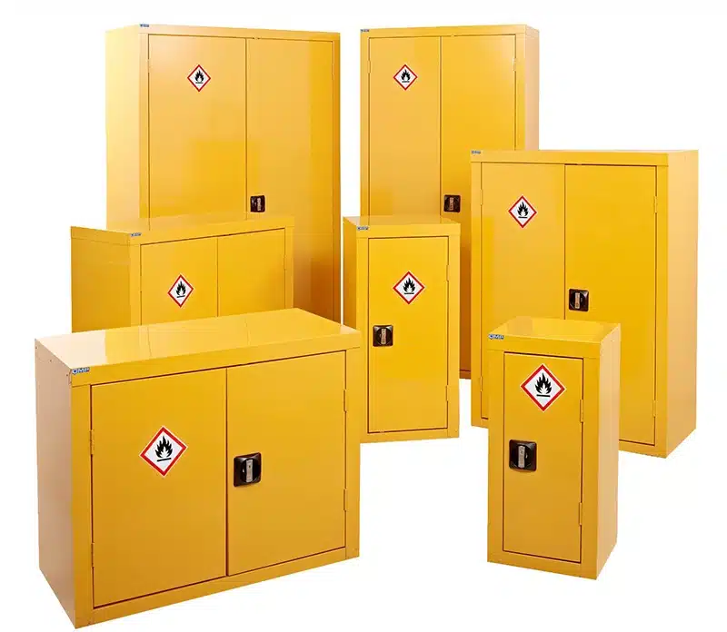 Hazardous substance cupboards group image