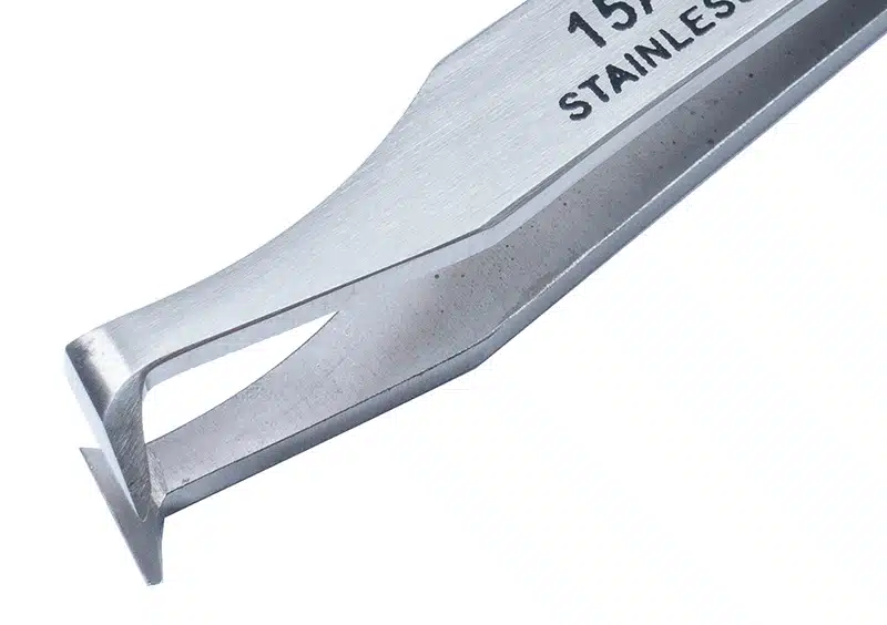 ks-HT-15A ESD Tweezer Close Up of Tips